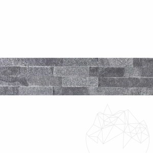 Catania fekete márvány falburkoló panel, 15 x 60 cm